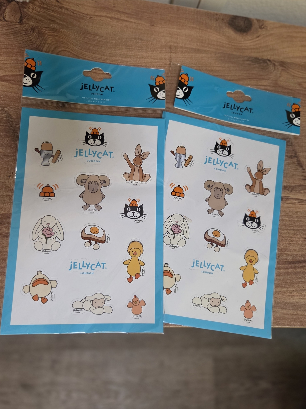 Jellycat Sticker Sheets
